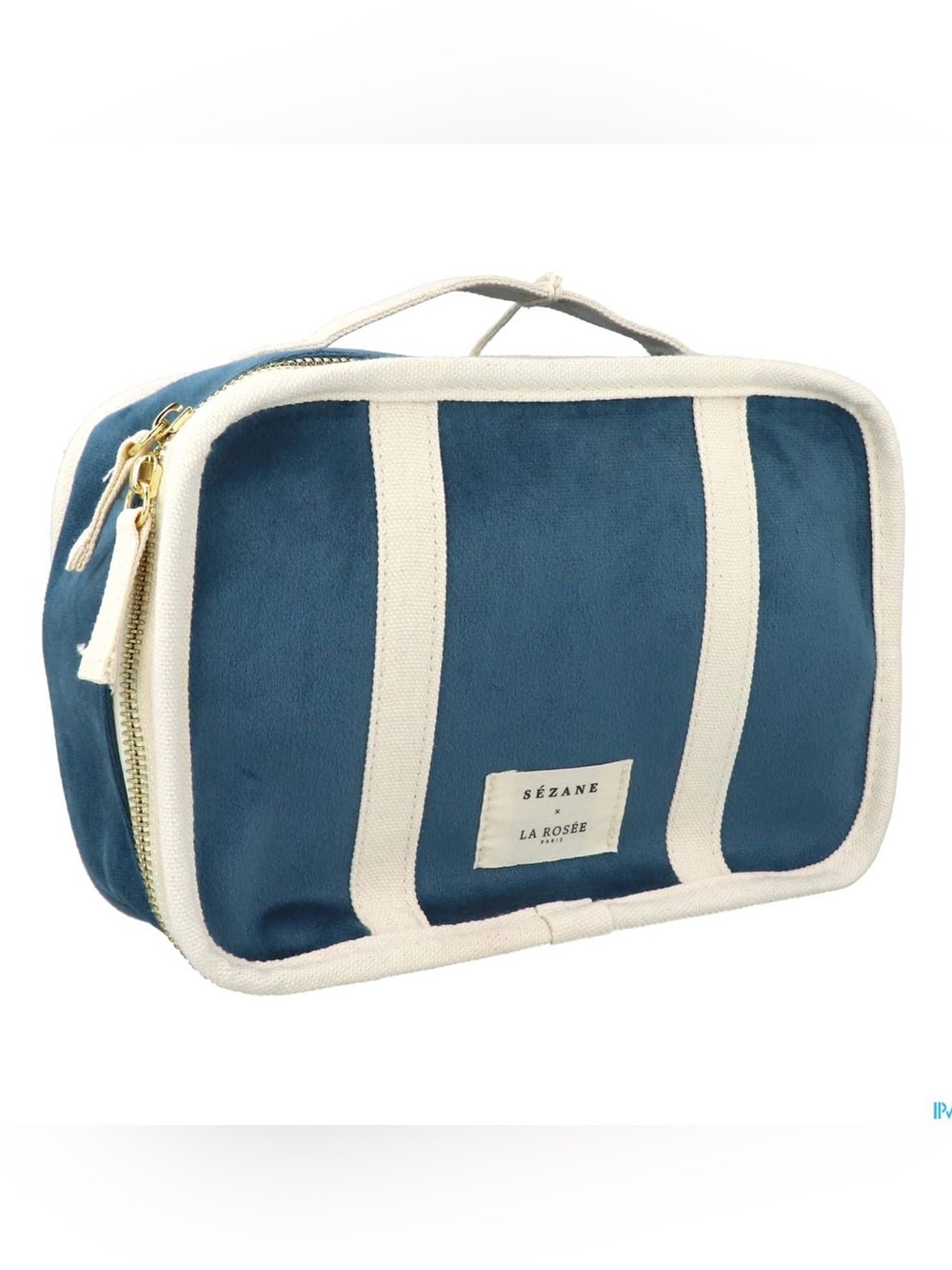 Sézane x La Rosée Limited Edition Blue Velvet Vanity Case